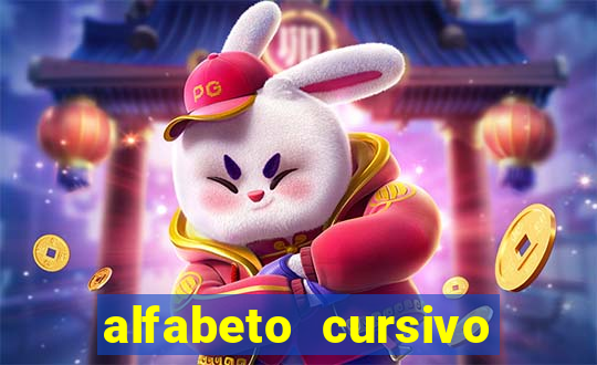 alfabeto cursivo para treinar caligrafia